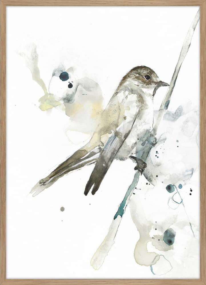 Plakát v rámu 50x70 cm Bird 2 – Malerifabrikken Malerifabrikken