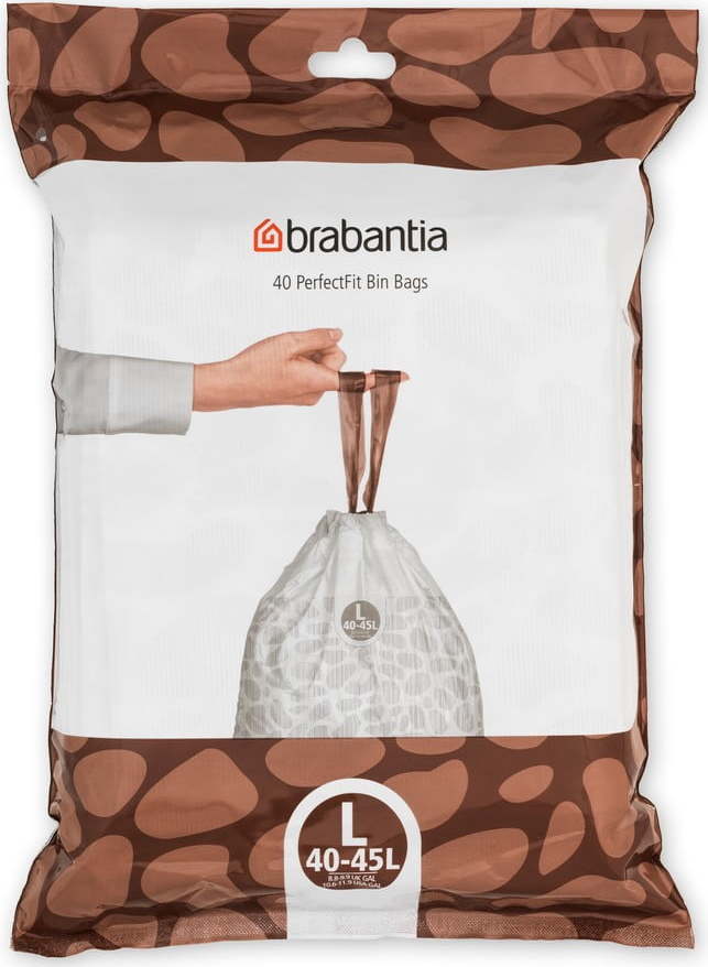 Pytle na odpadky v sadě 40 ks 45 l PerfectFit L – Brabantia Brabantia