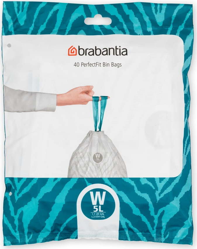 Pytle na odpadky v sadě 40 ks 5 l PerfectFit W – Brabantia Brabantia