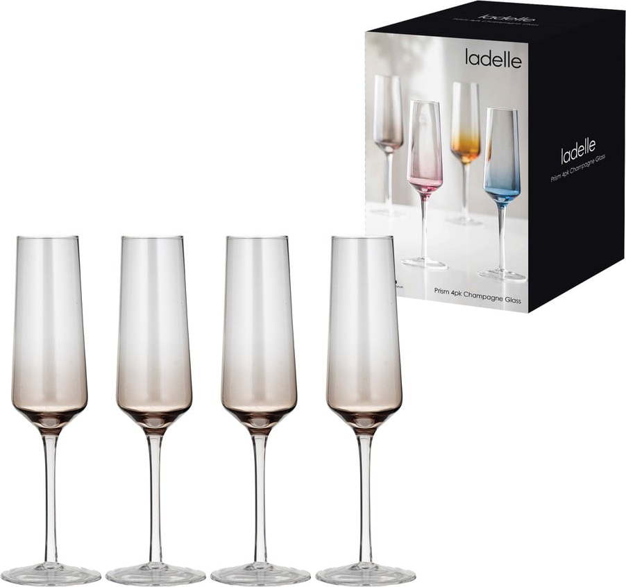 Skleničky na sekt v sadě 4 ks 240 ml Prism – Ladelle Ladelle