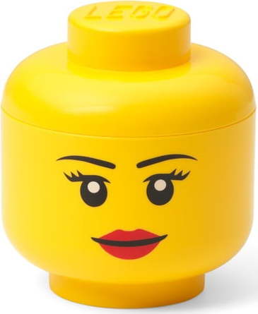 Žlutý úložný box LEGO® Girl