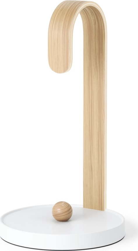 Bílý dřevěný stojan na papírové utěrky ø 17 cm Bellwood – Umbra Umbra