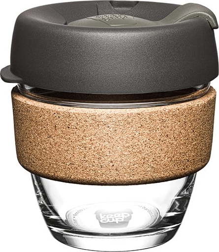 Černo-hnědý cestovní hrnek 227 ml Brew Cork Nitro S – KeepCup KeepCup