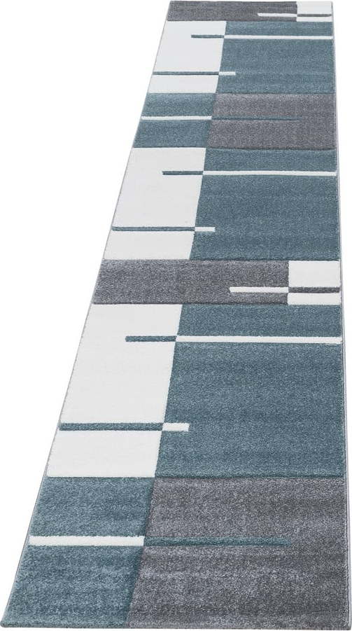 Modro-šedý běhoun 80x300 cm Hawaii – Ayyildiz Carpets Ayyildiz Carpets