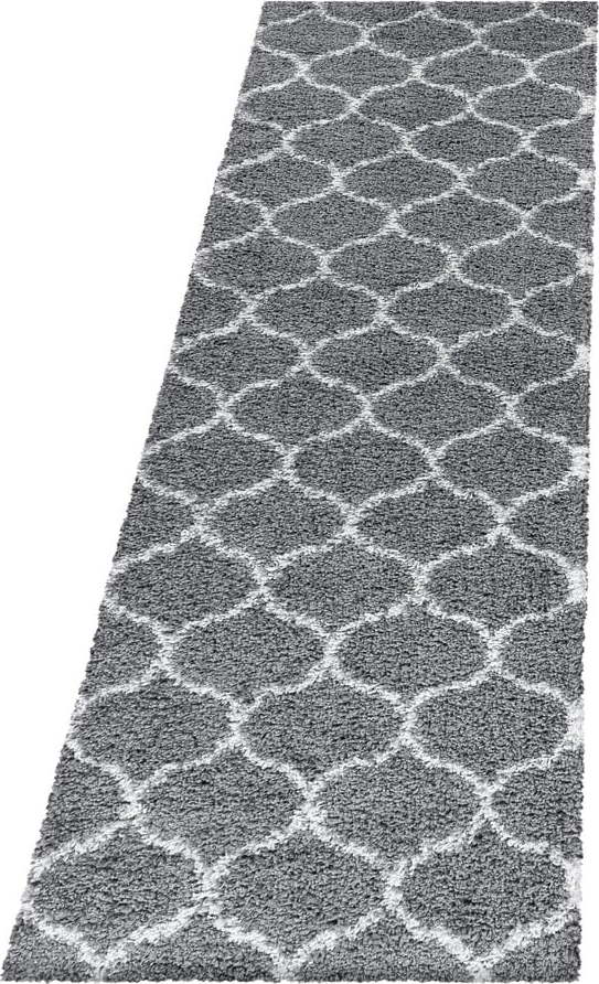 Šedý běhoun 80x250 cm Salsa – Ayyildiz Carpets Ayyildiz Carpets