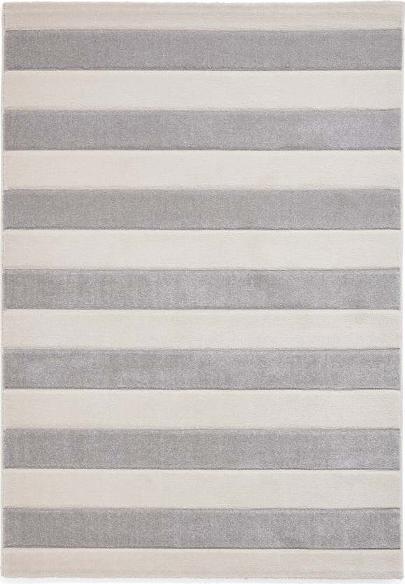 Světle šedý koberec 80x150 cm Cove Stripe – Catherine Lansfield Catherine Lansfield