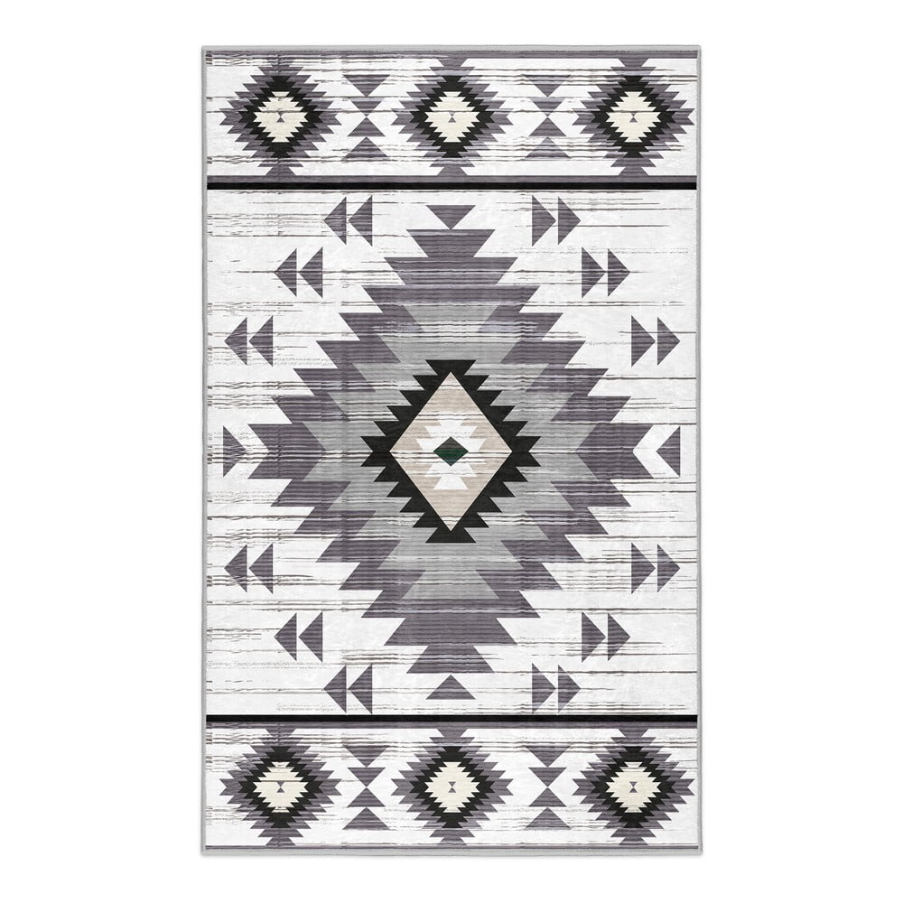 Světle šedý pratelný koberec 120x180 cm Ethnic Geo – Mila Home Mila Home