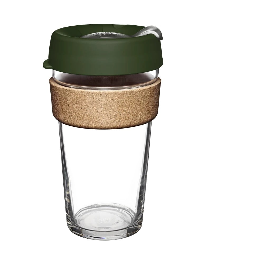 Zelený cestovní hrnek 454 ml Brew Cork Pine L – KeepCup KeepCup